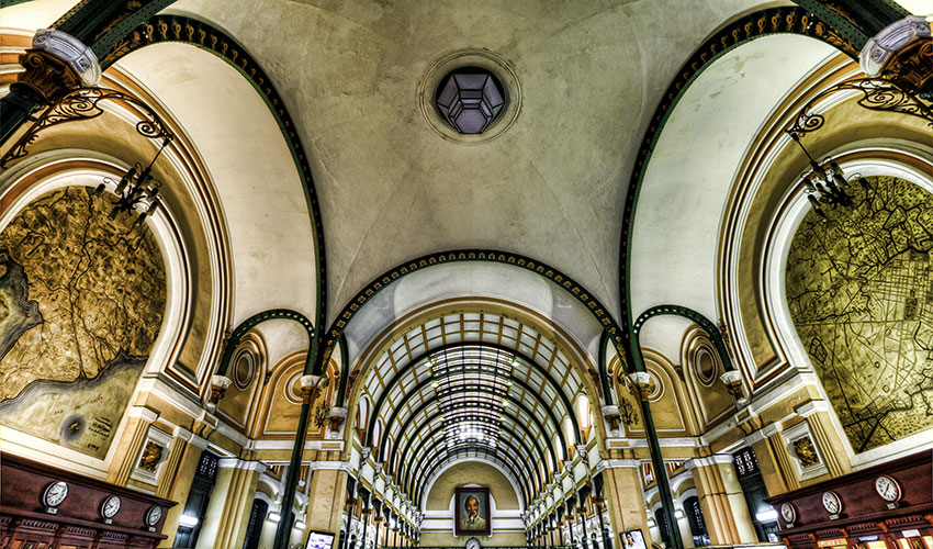 in Saigon Central Post Office